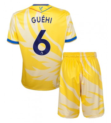 Crystal Palace Marc Guehi #6 Venkovní dres komplet pro Děti 2024-25 Krátkým Rukávem (+ Krátké kalhoty)